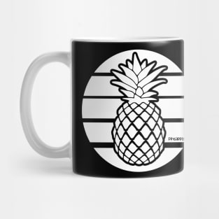 Ananas Strand Vintage Design Mug